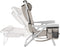 tectake® Strandstoel Coral - Opvouwbare Campingstoel - 5-voudig Verstelbare Rugleuning - Beige