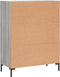 vidaXL - Dressoir - 69,5x34x90 - cm - bewerkt - hout - grijs - sonoma - eikenkleurig