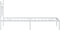 vidaXL - Bedframe - met - hoofdbord - zonder - matras - metaal - wit - 75x190 - cm