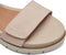 Tamaris COMFORT Essentials - Dames Sandalen - Klittenbandsluiting Comfort Fit - Beige Nubuk - Maat 38