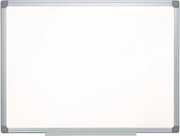 Q-CONNECT whiteboard, met aluminium frame, melamine, 1zijde wit, 1 zijde geruit, 60 x 90 cm