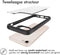 iMoshion Hoesje Geschikt voor iPhone SE (2022) / SE (2020) / 8 / 7 Hoesje - iMoshion Rugged Hybrid Case - Zwart / Transparant