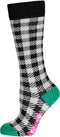 B. Nosy Kids - Kniekousen - Geblokt patroon - Sunny black/white
