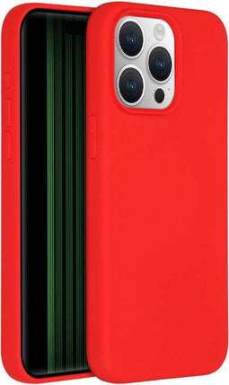 Accezz iPhone 15 Pro Max - Liquid Silicone Backcover - MagSafe - Rood