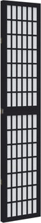 vidaXL - Kamerscherm - met - 3 - panelen - massief - paulowniahout - zwart