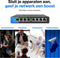 Linksys LGS108P - Netwerk Switch - Unmanaged - PoE - 1000 Mbps - 8-Poorten