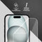 Lunso - Geschikt voor iPhone 15+ / 15 Plus - Duo Pack (2 stuks) Beschermfolie - Full Cover Screen protector