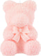 J-Line kaars Teddy Beer - roze - large - 25U