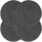 vidaXL - Placemats - 6 - st - rond - 38 - cm - jute - en - katoen - natuurlijk