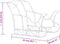 vidaXL - Kerstdecoratie - rendieren - en - slee - 280x28x55 - cm - acryl
