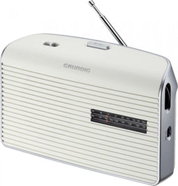 Grundig Music 60 - Portable Radio AM/FM - 230V 1.5V - Wit