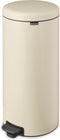 Brabantia NewIcon - Prullenbak - 30 liter - Soft Beige