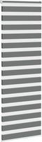 vidaXL - Zebra - rolgordijn - 80x230 - cm - stofbreedte - 75,9 - cm - donkergrijs