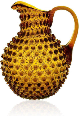 Anna von Lipa - Waterkan Waterkaraf Glas Karaf Paris Hobnail Karaf 2L amber - Karaffen glas