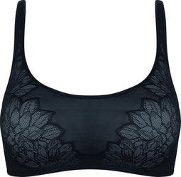 Triumph Fit Smart P EX - Beugelvrij - 4D-stretch kant - Zwart