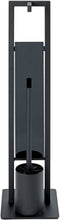 WENKO Rivalta - Toiletbutler - 3 in 1 met toiletborstel en rolhouders - Zwart
