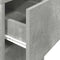 vidaXL - Computertorenstandaard - met - lade - 30x44x74 - cm - betongrijs