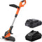 Yard Force - Grastrimmer - 20V 2,0 Ah accu met oplader - Draaibare kop en instelbare steel