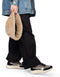 POSH by Poelman CHARLIE - Dames Sneakers - Vetersluiting met comfortabele zool - Zwart met bruin