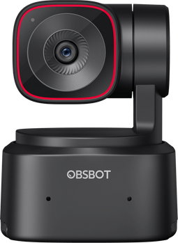 OBSBOT Tiny 2 Lite - PTZ Webcam - 4K 30fps AI Autotracking - Zwart