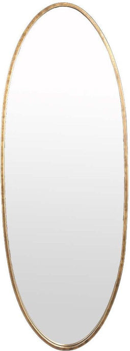 PTMD Tovi Ovale Spiegel - 50 x 3,5 x 140 cm - Ijzer - Goud