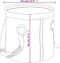 Emmers 2 st inklapbaar 30 L PVC blauw