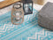 NAGPUR - Outdoor kleed - turquoise - 120 x 180 cm - Polypropyleen