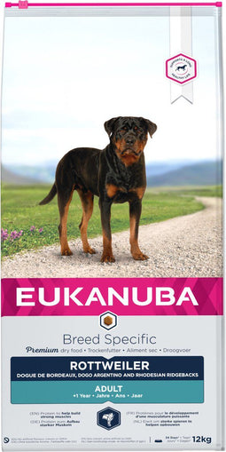 Eukanuba Dog Adult - Rottweiler - Chicken - 12 kg