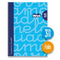 Schrift Lamela Blauw Din A4 5 Onderdelen 80 Lakens