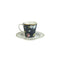 Laura Ashley Heritage Collectables Kop en Schotel koffie set / Espresso kopjes - Midnight Uni 9 cl. - Porselein