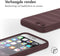 imoshion Hoesje - Geschikt voor iPhone SE (2022) / SE (2020) / 8 / 7 - EasyGrip Backcover - Aubergine