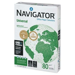 Kopieerpapier Navigator Universal A4 80 gram 1 doos met 5 pakken á 500 vellen