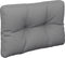 vidaXL - Palletkussen - 50x40x12 - cm - stof - grijs