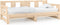vidaXL - Slaapbank - uitschuifbaar - massief - grenenhout - 2x(90x190) - cm