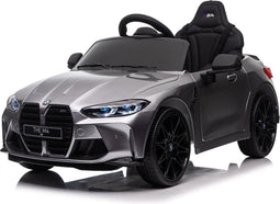 BMW M4 Kinderauto Grijs | 12V