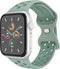 imoshion Sport⁺ bandje - Geschikt voor Apple Watch 1, 2, 3, 4, 5, 6, 7, 8, 9, 10 (42 mm), SE - 38/40/41 mm - Light Green & Green - M/L
