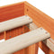 vidaXL - Bedframe - zonder - matras - massief - grenenhout - wasbruin - 180x200 - cm