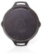 Petromax fp35h-t, skillet, 35 cm, pan met handgrepen, gietijzer, zwart