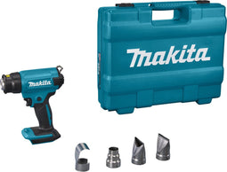 Makita DHG180ZK - Heteluchtpistool - 18V 550°C 200L/min - (body met accessoires in koffer)