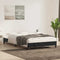 vidaXL - Bedframe - zonder - matras - 120x220 - cm - fluweel - zwart