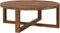 DTP Home Coffee table Icon round,35xØ90 cm, 3,5 cm top, recycled teakwood