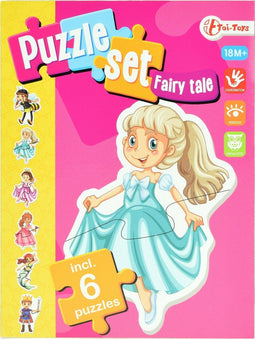 Toi-toys Legpuzzel Set Sprookjes Junior Hout 15 Stukjes