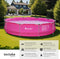 tectake® Zwembad - Opzetzwembad - Compleet met filterpomp - Ø 360 x 76 cm - Roze