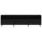 vidaXL - TV-meubel - Zwart - 150x30x44,5 - cm - Bewerkt - hout