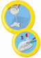 SES - Gieten en schilderen - Dino fantasie - sneldrogend gips - heldere kleuren - met glow in the dark verf - Dinosaurus - Knutselen Jongens