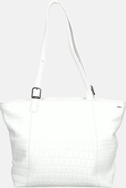 Berba Laguna shopper croco white 805-313