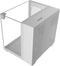 Mars Gaming MC-VISIONMW - Mini Tower PC - Micro-ATX Mini-ITX - Gehard glas Wit