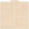 vidaXL - Draaideuren - louvredesign - 1-paar - 100x100 - cm - massief - grenenhout