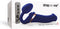 Strap-On-Me - Vibrerende Strapless Strap-on Voorbinddildo Met Luchtdruk Stimulatie - Paars