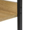 ERRO Boekenkast - Boekenrek - 60x30x140 cm - Bruin Zwart